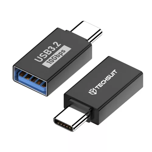 Techsuit - OTG Adapter AluCoreX (A14) - USB-ről Type-C-re, 10 Gbps, P-5949419288218 1 kép