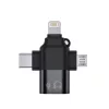 Techsuit - Prémium OTG Adapter SoundVoltX (A17) - 4 az 1-ben, USB-rő-5949419288188 3 kép