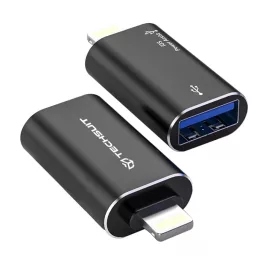 Techsuit - Prémium OTG Adapter AluVoltX (A18) - USB Lightning csatlak-5949419288171 1 kép