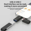 Techsuit - Prémium OTG Adapter AluVoltX (A18) - USB Lightning csatlak-5949419288171 4 kép