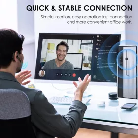 Techsuit - Bluetooth Headset (CB2) - Kihangosító, zajszűrő, kettő-5949419288140 2 kép