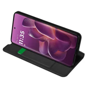  Techsuit - Magskin Könyv Tok - Motorola Edge 60 Pro - Fekete tok-5949419292628 2 kép
