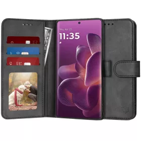  Techsuit - Naplófüzet - Motorola Edge 60 Pro - Fekete tok