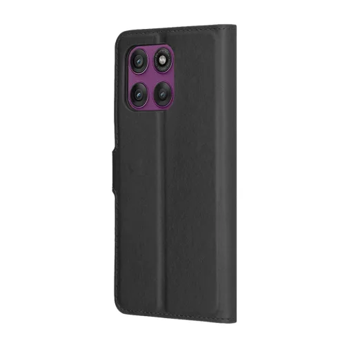  Techsuit - Bőrtok - Motorola Edge 60 Pro - Fekete tok-5949419292574 5 kép