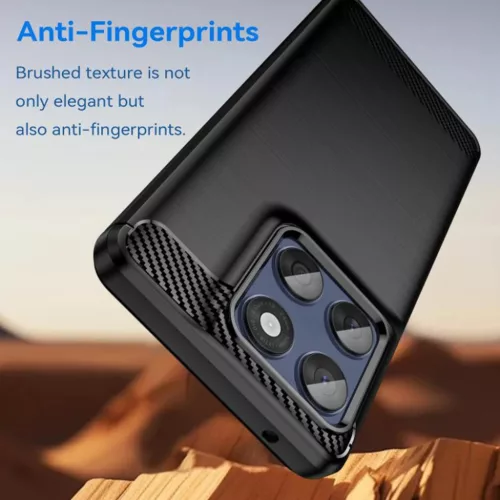  Techsuit - Karbonszilikon - Motorola Edge 60 Pro - Fekete tok-5949419292550 5 kép