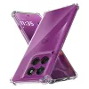  Techsuit - Ütésálló Átlátszó Szilikon - Motorola Edge 60 Pro - Átlátszó tok