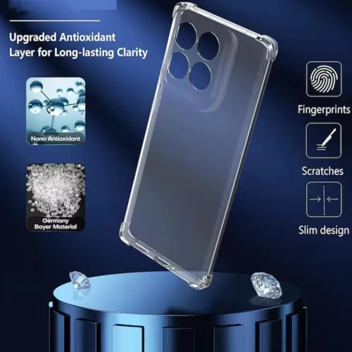  Techsuit - Ütésálló Átlátszó Szilikon - Motorola Edge 60 Pro --5949419292529 2 kép