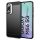  Techsuit - Karbonszilikon - Samsung Galaxy M56 - Fekete tok