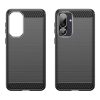  Techsuit - Karbonszilikon - Samsung Galaxy M56 - Fekete tok-5949419292390 2 kép