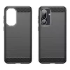  Techsuit - Karbonszilikon - Samsung Galaxy M56 - Fekete tok-5949419292390 2 kép