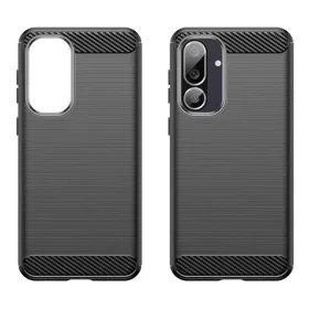  Techsuit - Karbonszilikon - Samsung Galaxy M56 - Fekete tok-5949419292390 2 kép