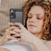  Techsuit - Karbonszilikon - Samsung Galaxy M56 - Fekete tok-5949419292390 6 kép