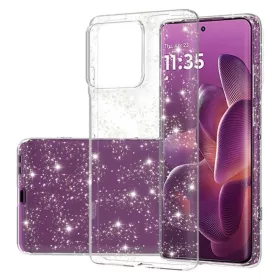   Motorola Edge 60 - Techsuit - SparkleSkin sorozat - Átlátszó. tok