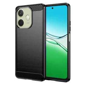    Techsuit - Karbonszilikon - Oppo A5 Pro 4G / A5 Pro 5G - Fekete tok