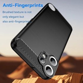  Techsuit - Szénszálas Szilikon - Nothing CMF Telefon 2 Pro - Fekete-5949419291898 2 kép