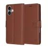  iPhone 17 Barna Techsuit Bőr Tok
