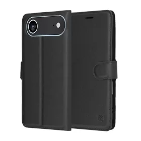  iPhone 17 Air Fekete - Techsuit Bőrtok