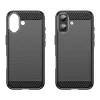  iPhone 17 Fekete Techsuit Karbonszálas Szilikon tok-5949419291430 3 kép