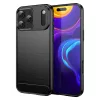  iPhone 17 Pro Fekete Techsuit Carbon Silicone tok-5949419291416 1 kép