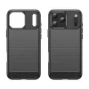  iPhone 17 Pro Fekete Techsuit Carbon Silicone tok-5949419291416 3 kép