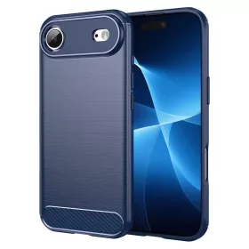  iPhone 17 Air - Techsuit - Carbon Silicone tok Kék