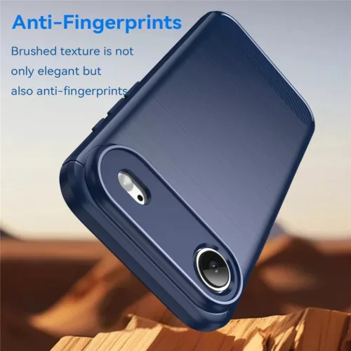  iPhone 17 Air - Techsuit - Carbon Silicone tok Kék-5949419291362 3 kép