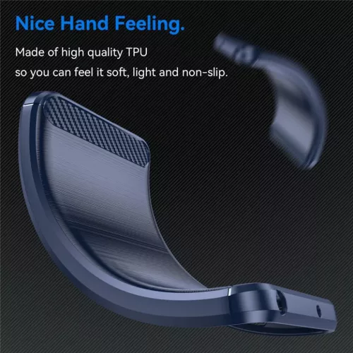  iPhone 17 Air - Techsuit - Carbon Silicone tok Kék-5949419291362 4 kép