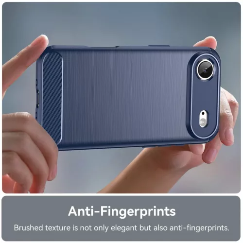  iPhone 17 Air - Techsuit - Carbon Silicone tok Kék-5949419291362 6 kép