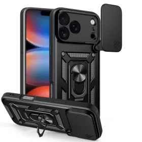  iPhone 17 Pro Fekete Techsuit CamShield sorozat tok