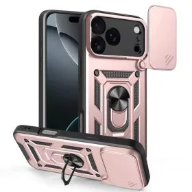  iPhone 17 Pro Max Rózsaarany Techsuit CamShield Series tok