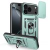 iPhone 17 Pro Max - CamShield Sorozat - Zöld Techsuit tok