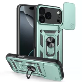  iPhone 17 Pro Max Zöld CamShield Sorozat Techsuit tok