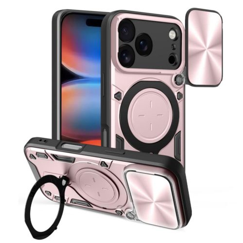 CamGuard Pro védőtok - iPhone 17 Pro Max - Rose Gold - Techsuit tok