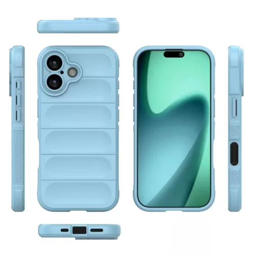 iPhone 17 Kék Techsuit Magic Shield tok-5949419290488 5 kép