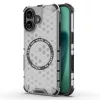  iPhone 17 Fehér Techsuit HoneyComb Shield MagSafe tok