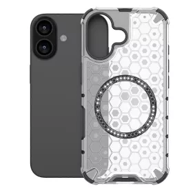  iPhone 17 Fehér Techsuit HoneyComb Shield MagSafe tok-5949419290266 2 kép