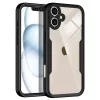  iPhone 17 Techsuit - ColorVerse 360 Sorozat + Képernyővédő Fekete tok