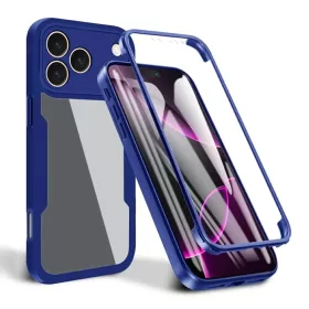    iPhone 17 Pro Techsuit ColorVerse 360 Sorozat Kék tok + Képernyővédő