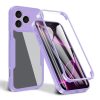 iPhone 17 Pro - Techsuit - ColorVerse 360 Sorozat + Képernyővédő - Lila tok
