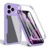  iPhone 17 Pro Lila Techsuit ColorVerse 360 Sorozat + Képernyővédő tok