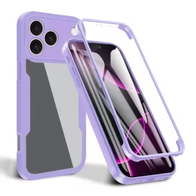   iPhone 17 Pro Lila Techsuit ColorVerse 360 Sorozat + Képernyővédő tok