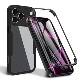    Apple iPhone 17 Pro Max Fekete Techsuit ColorVerse 360 Sorozat + Képernyővédő tok