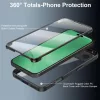  iPhone 17 Air Fekete Techsuit - ColorVerse 360 sorozat + Képernyőv�-5949419290075 4 kép