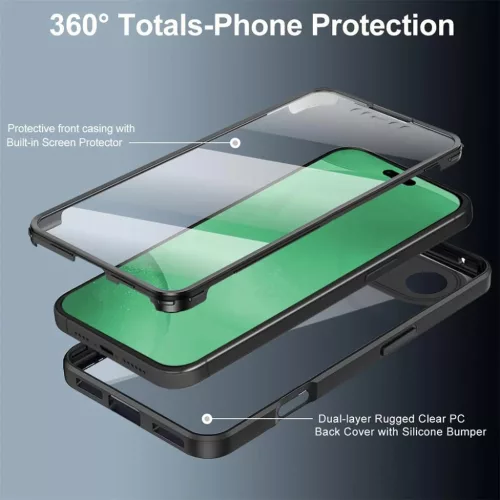  iPhone 17 Air Kék Techsuit - ColorVerse 360 Sorozat + Képernyővéd-5949419290051 3 kép