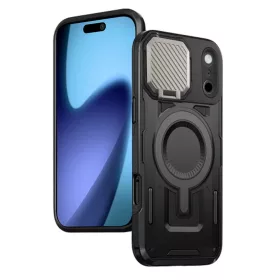  iPhone 17 Pro Max Fekete CamVault MagSafe tok - Techsuit.