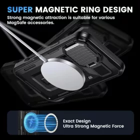  iPhone 17 Air Fekete Techsuit MagSafe CamVault tok-5949419290006 2 kép