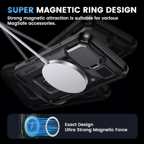  iPhone 17 Air Fekete Techsuit MagSafe CamVault tok-5949419290006 2 kép