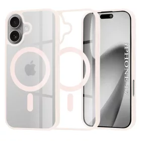    Apple iPhone 17 Nude Pink Techsuit mágneses MagSafe Pro tok