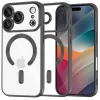 iPhone 17 Pro Max Techsuit - Luxury Crystal MagSafe - Fekete tok