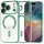 iPhone 17 Pro Max Techsuit - Luxury Crystal MagSafe - Világos Zöld tok